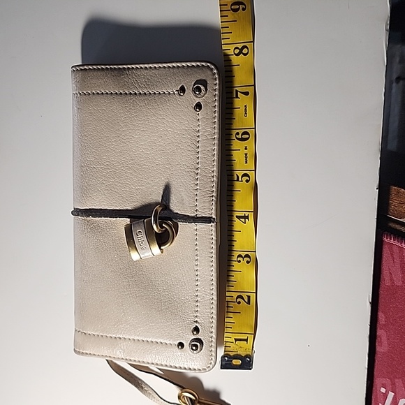 Chloe Paddington Long Leather Wallet. Beige Color. Authentic. - Picture 9 of 14